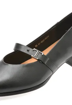 Pantofi FLAVIA PASSINI negri, V733D25, din piele naturala imagine