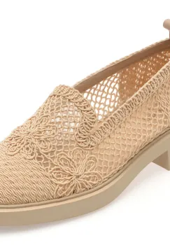 Pantofi FLAVIA PASSINI nude, 1551, din material textil imagine