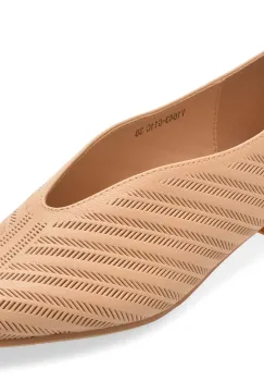 Pantofi FLAVIA PASSINI nude, 1643G11, din piele naturala imagine