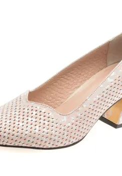 Pantofi FLAVIA PASSINI nude, 5131, din piele naturala imagine