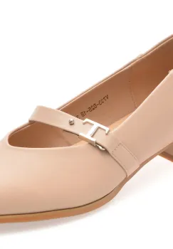 Pantofi FLAVIA PASSINI nude, V733D25, din piele naturala imagine