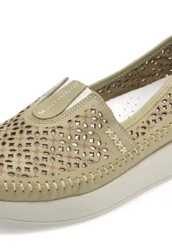 Pantofi FLAVIA PASSINI verzi, 2712L, din piele naturala imagine