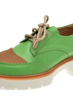 Pantofi FLAVIA PASSINI verzi, 6003, din piele naturala imagine
