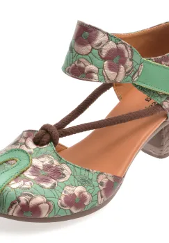 Pantofi FLAVIA PASSINI verzi, 8085, din piele naturala imagine