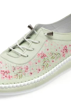 Pantofi FLAVIA PASSINI verzi, ER102, din piele naturala imagine