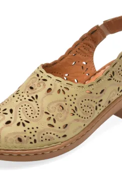 Pantofi FLAVIA PASSINI verzi, K9500, din piele naturala imagine