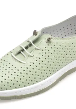 Pantofi FLAVIA PASSINI verzi, SN107, din piele naturala imagine