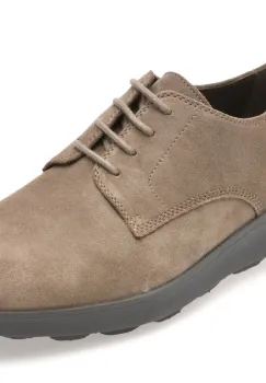 Pantofi GEOX gri, U45GHA, din piele intoarsa imagine