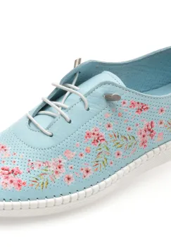 Pantofi GRYXX albastri, MNB01, din piele naturala imagine