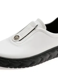 Pantofi GRYXX albi, 251YZ87, din piele naturala imagine