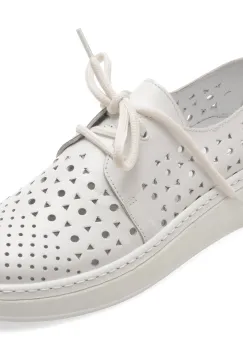 Pantofi GRYXX albi, 5092304, din piele naturala imagine