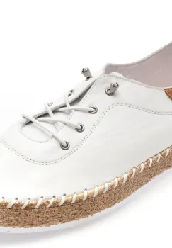 Pantofi GRYXX albi, EV3016, din piele naturala imagine