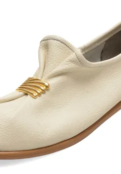 Pantofi GRYXX bej, 16057, din piele naturala imagine