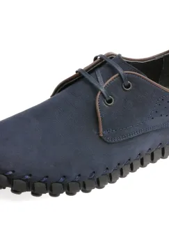 Pantofi GRYXX bleumarin, 71616, din nabuc imagine