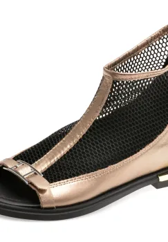 Pantofi GRYXX bronz, 1952418, din material textil imagine