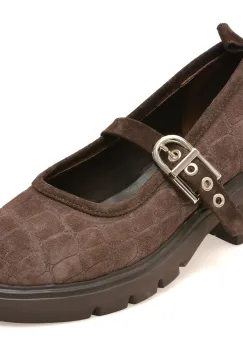 Pantofi GRYXX gri, 4846215, din piele intoarsa imagine