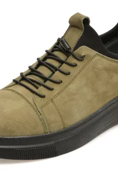 Pantofi GRYXX kaki, BS3810, din nabuc imagine