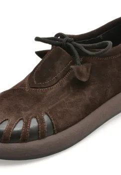 Pantofi GRYXX maro, 213011, din piele intoarsa imagine