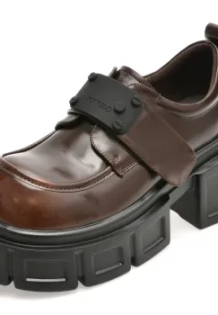 Pantofi GRYXX maro, 3082, din piele naturala imagine