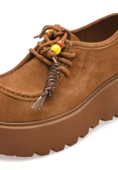 Pantofi GRYXX maro, 523, din piele intoarsa imagine