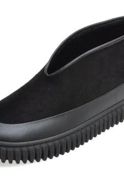 Pantofi GRYXX negri, 208616, din piele intoarsa imagine