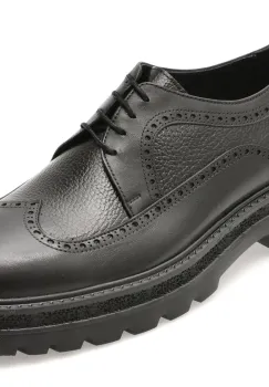 Pantofi GRYXX negri, 26530, din piele naturala imagine