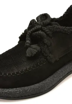 Pantofi GRYXX negri, 3432737, din piele intoarsa imagine