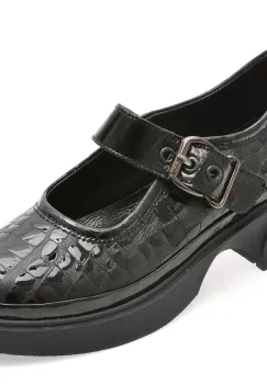 Pantofi GRYXX negri, 387383, din piele naturala imagine