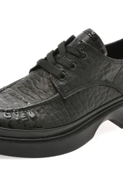Pantofi GRYXX negri, 387386, din piele naturala imagine
