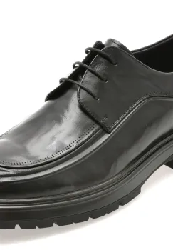 Pantofi GRYXX negri, 51636, din piele naturala imagine