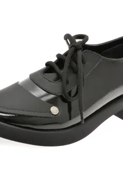 Pantofi GRYXX negri, 5622051, din piele naturala lacuita imagine