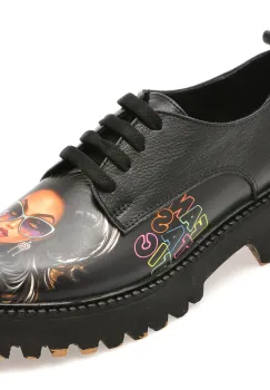 Pantofi GRYXX negri, 5962300, din piele naturala imagine