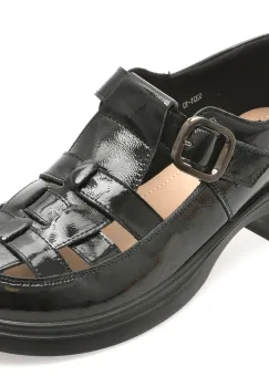 Pantofi GRYXX negri, 9201, din piele naturala lacuita imagine