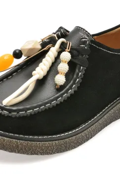 Pantofi GRYXX negri, 9320, din piele intoarsa imagine