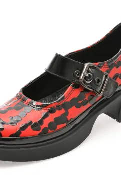 Pantofi GRYXX rosii, 387383, din piele naturala imagine