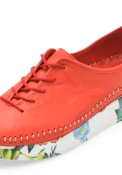 Pantofi GRYXX rosii, 437, din piele naturala imagine