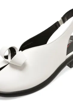 Pantofi IMAGE albi, 1603H30, din piele naturala imagine