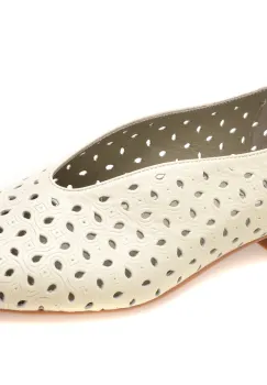 Pantofi IMAGE bej, 16704, din piele naturala imagine