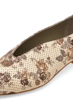 Pantofi IMAGE bej, 16715, din piele naturala imagine