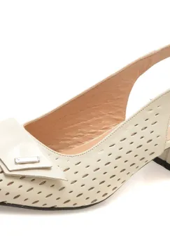 Pantofi IMAGE bej, 6192421, din piele naturala imagine