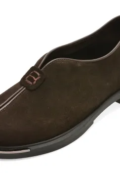 Pantofi IMAGE maro, 2155398, din piele intoarsa imagine