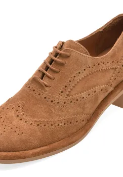 Pantofi IMAGE maro, 3772609, din piele intoarsa imagine