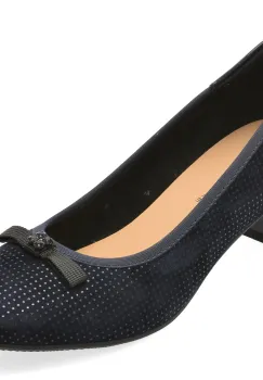 Pantofi KARISMA bleumarin, JI60015, din piele intoarsa imagine