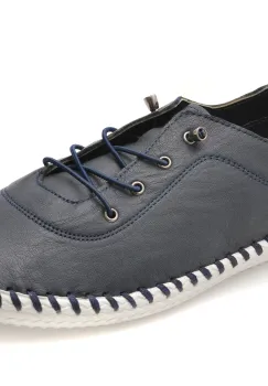 Pantofi LUNAR bleumarin, EV30106, din piele naturala imagine