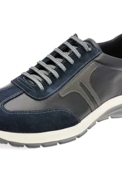 Pantofi OTTER bleumarin, 22311, din piele naturala imagine