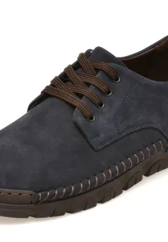 Pantofi OTTER bleumarin, DD1106, din nabuc imagine