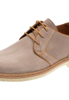 Pantofi OTTER gri, 6951, din nabuc imagine