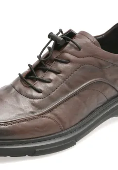 Pantofi OTTER maro, 37361, din piele naturala imagine