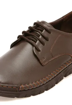Pantofi OTTER maro, DD4106, din piele naturala imagine