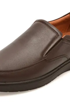 Pantofi OTTER maro, KC10928, din piele naturala imagine